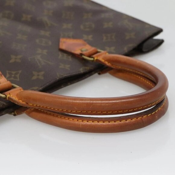 LOUIS VUITTON Monogram Sac Plat Hand Bag M51140 LV Auth 137345 - Picture 8 of 16